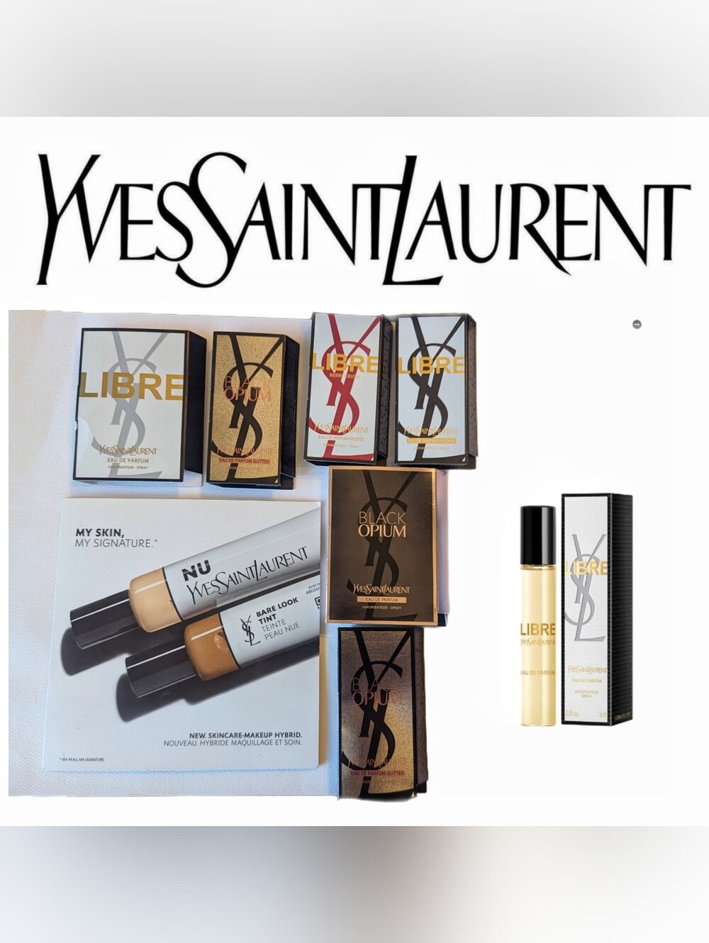 YSL Lot Black Opium, Libre...